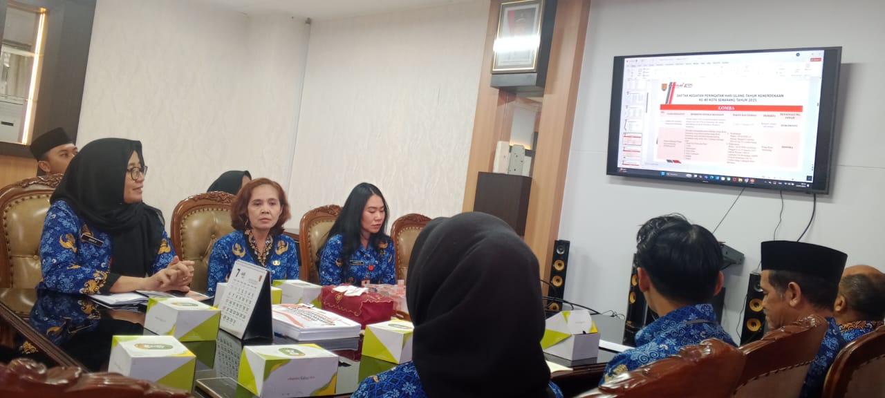 Rakor Pelaksanaan Lomba HUT ke-80 Kemerdekaan RI Tingkat Kota Semarang Tahun 2025